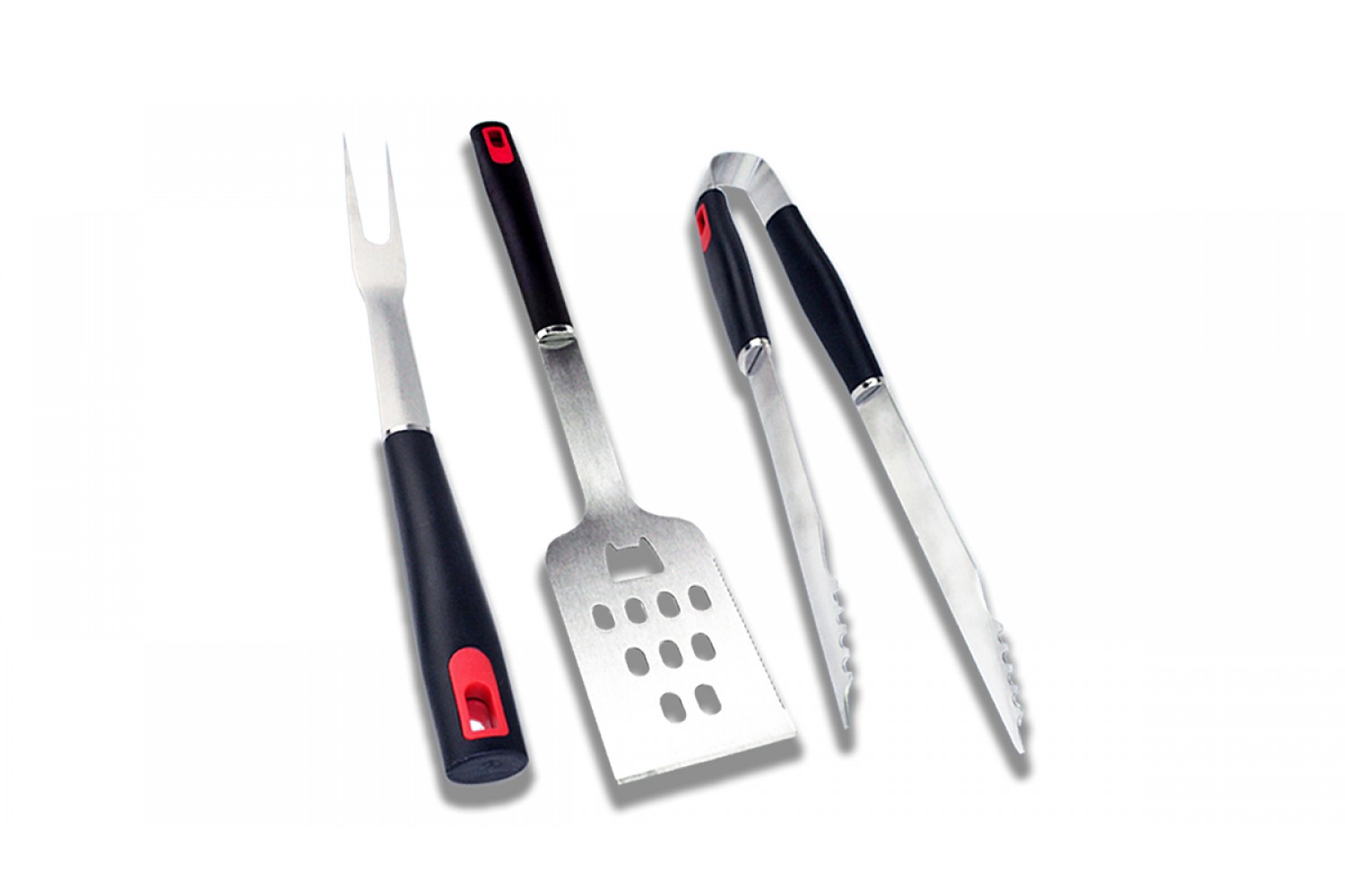 3 Pc Stainless Steel Bbq Set 