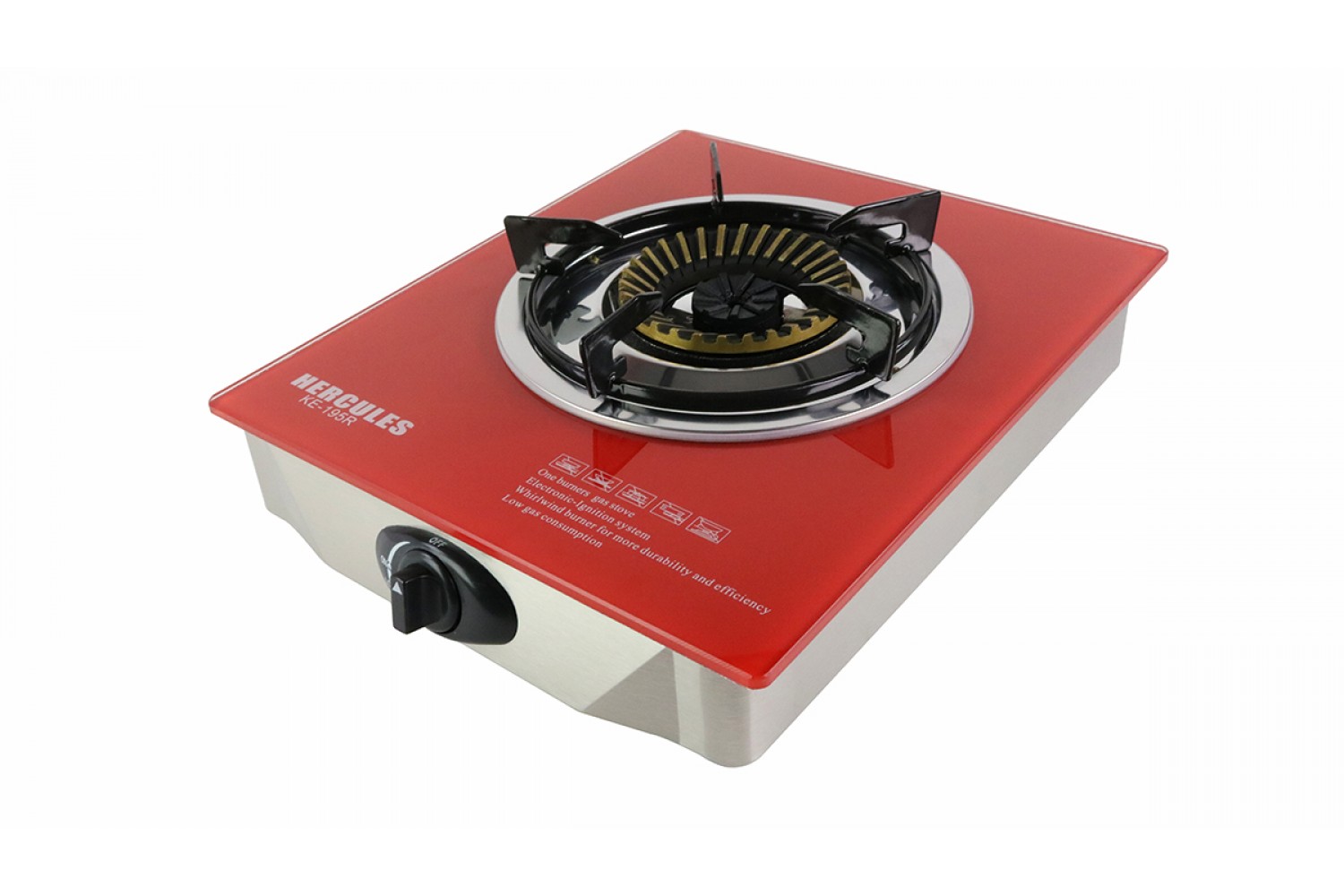 Super Heavy Duty Top Glass Stove With Tempered Steel Body