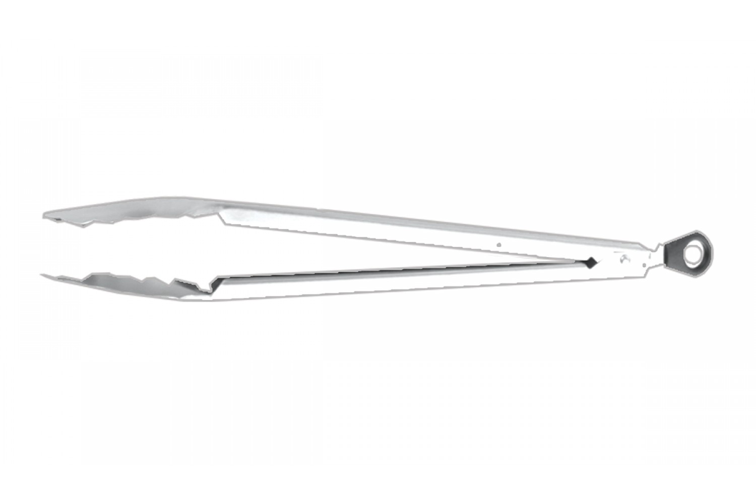 12" STAINLESS STEEL KITCHEN TONGS