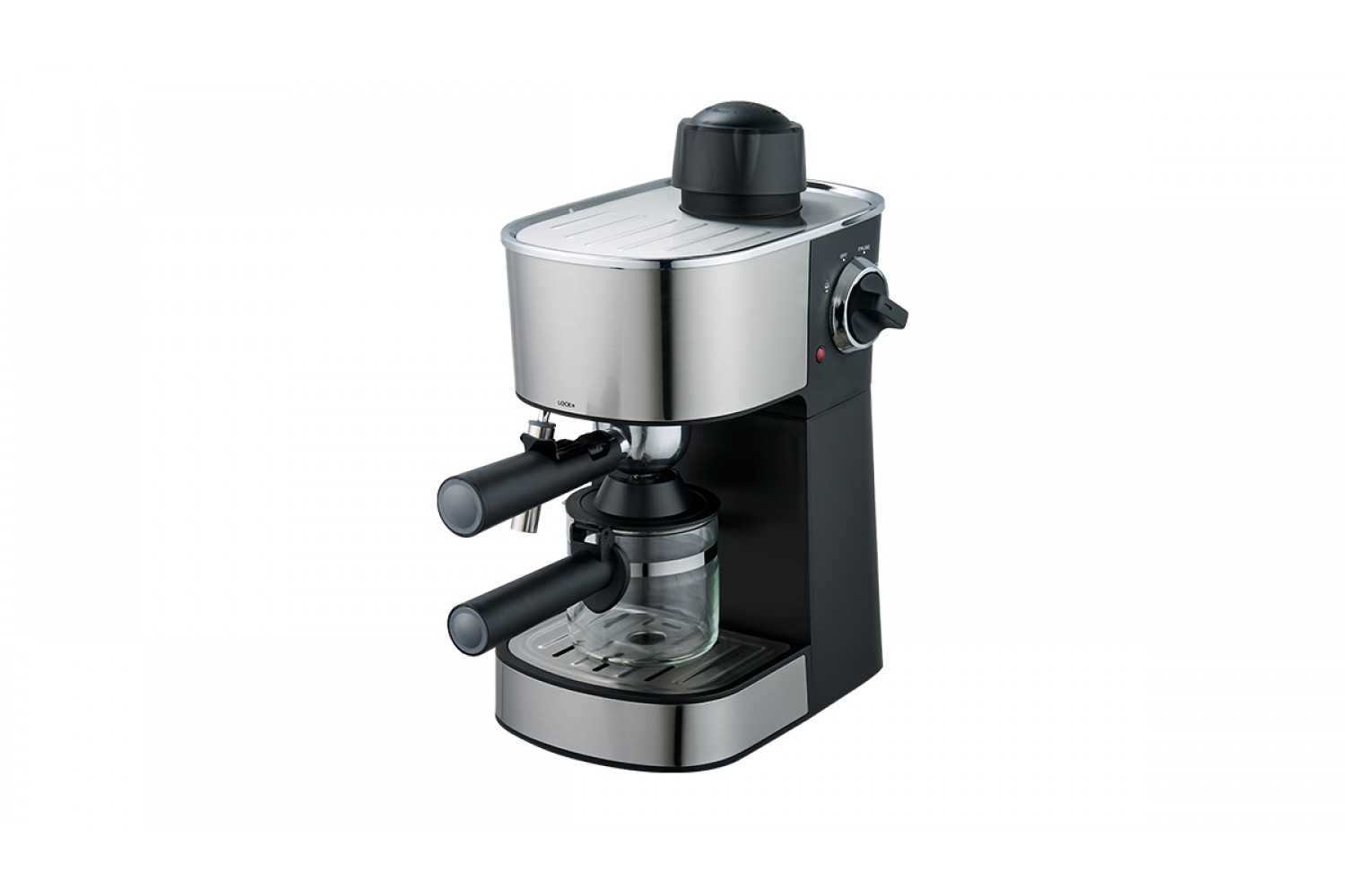 Krups Coffee Tea Espresso Cappuccino Maker Machine 4-Cup Glass
