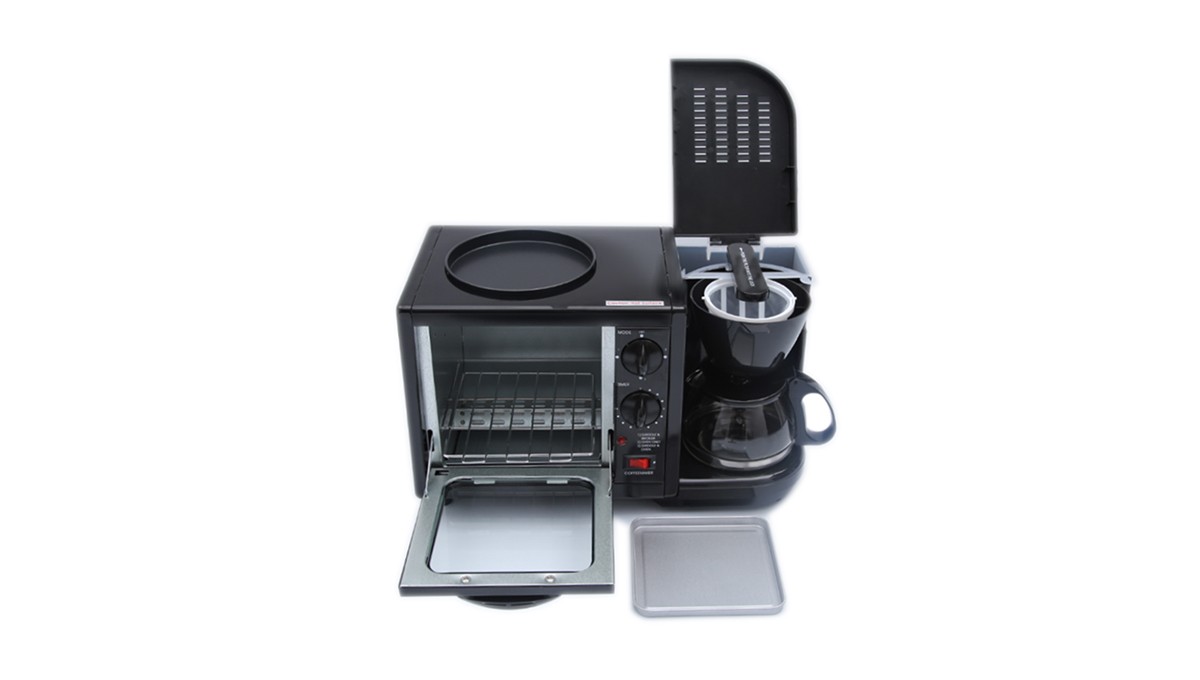 AFINMEX™ 3 In 1 Breakfast Maker Breakfast Machine, Electric Oven