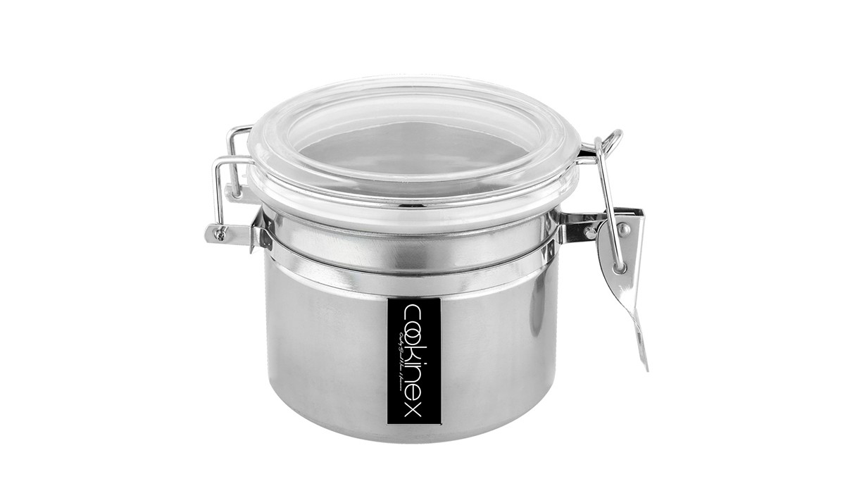 15 OZ.  STAINLESS STEEL CANISTER 