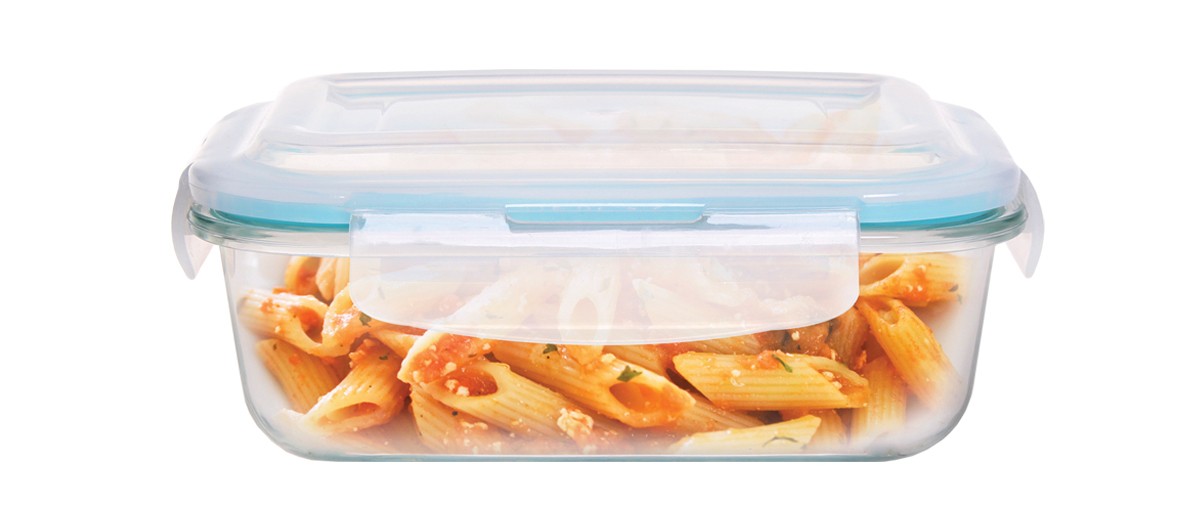 370ML RECTANGLE GLASS FOOD CONTAINER