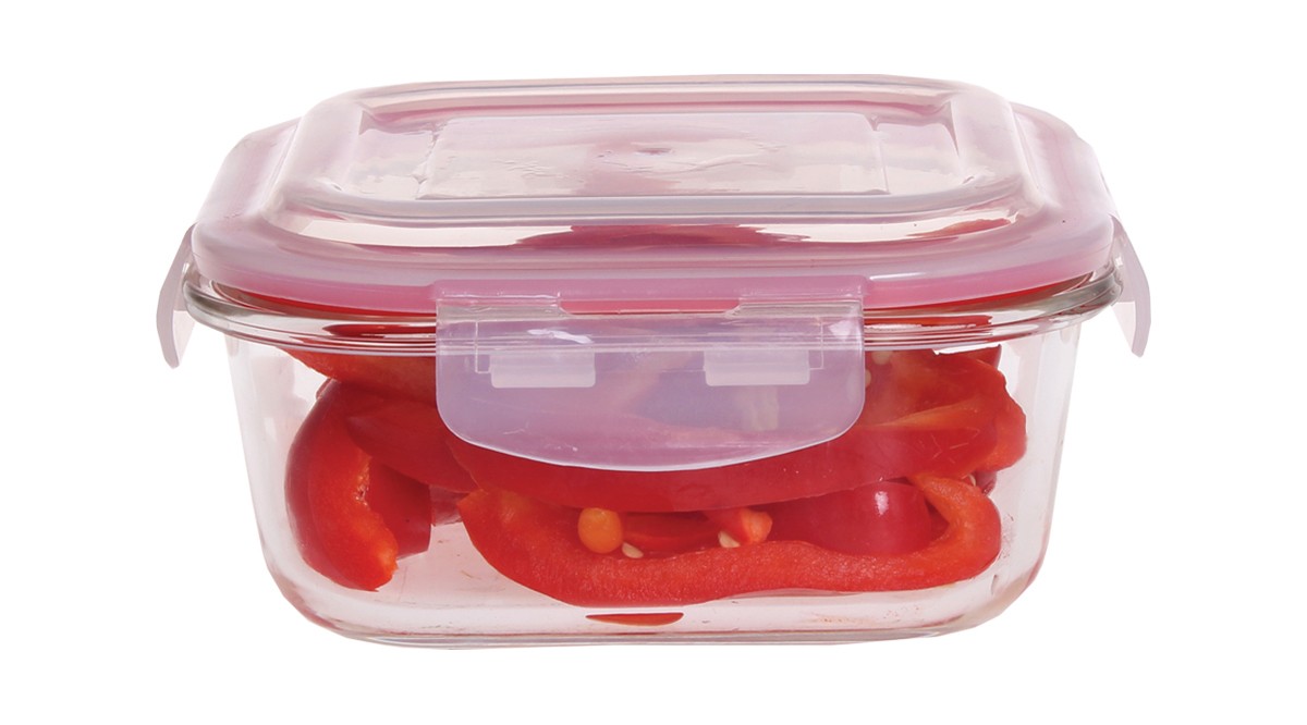 320ML SQUARE GLASS FOOD CONTAINER