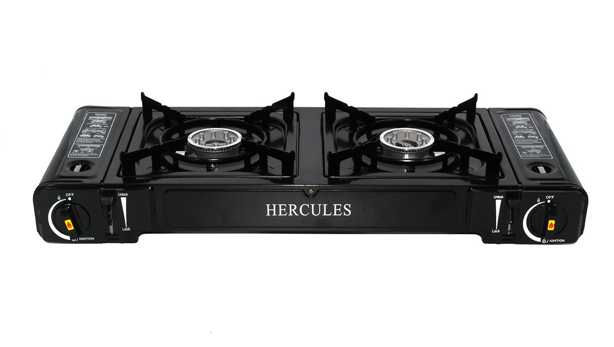 2 Burner Portable Gas Stove With Lpg Connection
